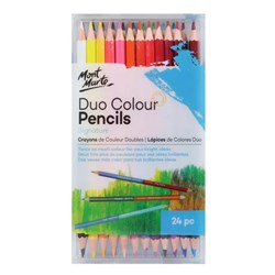 MONT MARTE DUO COLOUR PENCILS Pack-24